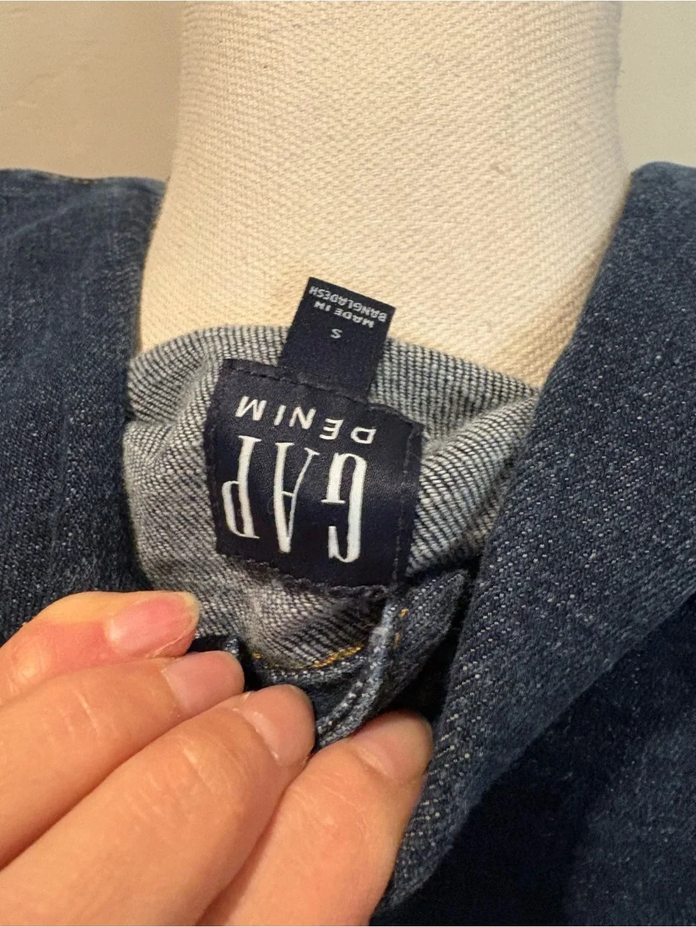 GAP Dark Blue Denim Jacket for Women - Picture 5 of 5